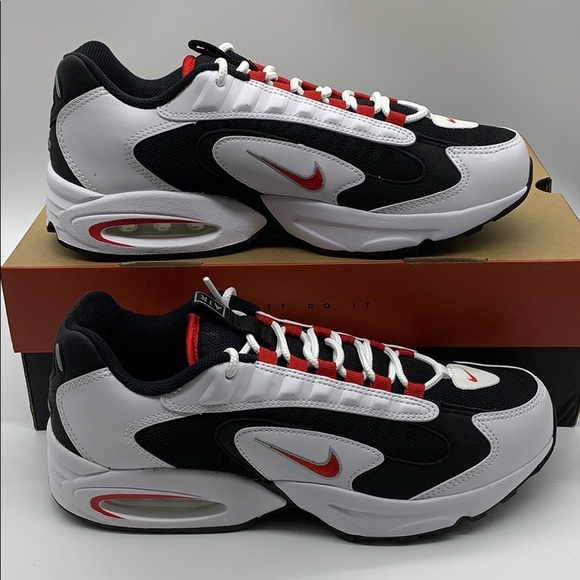 NIKE AIR MAX TRIAX White/University Red-Black men’ - Picture 15 of 16